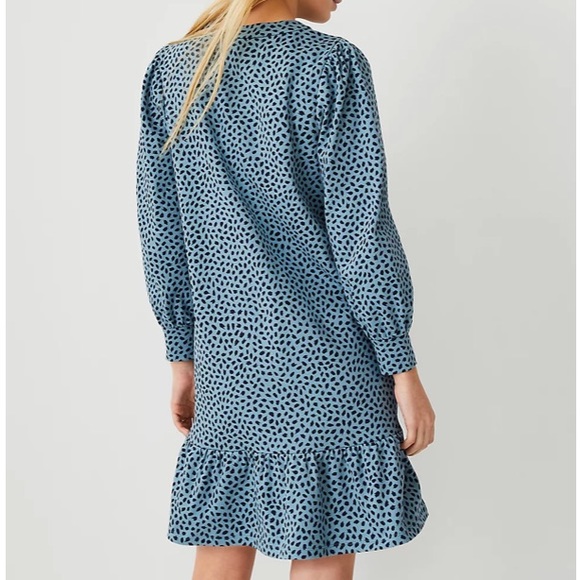 Ann Taylor Animal Print Peplum 